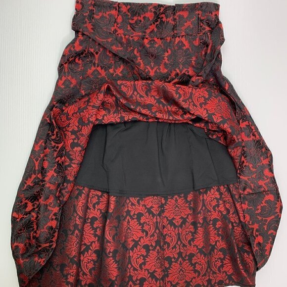 New York & Co Midi Skirt Size 8 Floral Jacquard Midi Party Wedding - Picture 11 of 12